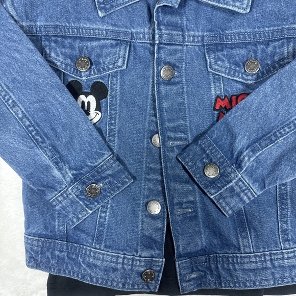 Disney Junior Mickey Size 3T Denim Jacket and Tee Set - Picture 3 of 7